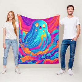 Spektralgeister Halloween Art Fleecedecke