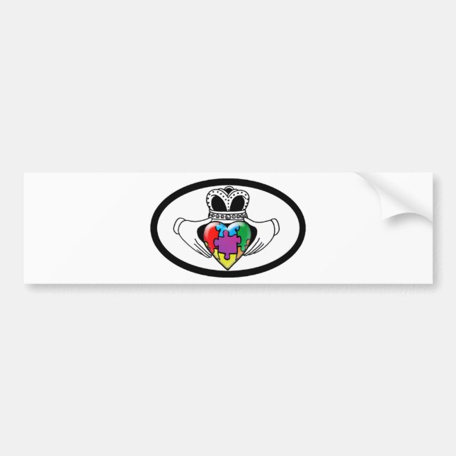 Spektrum Claddagh Autoaufkleber (Vorne)