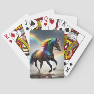 Spektrum der Grace: Regenbogenroh unter Regenbogen Spielkarten