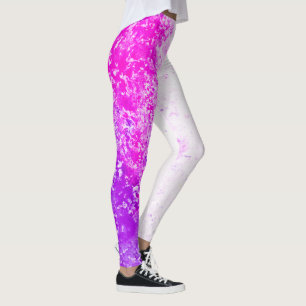 Spektrum der rosa Farbblätter Leggings