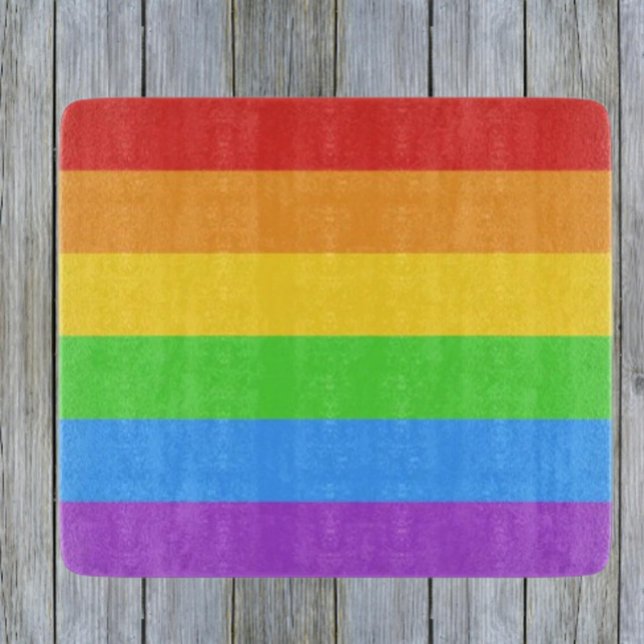 Spektrum des Pride-Glases Schneidebrett (Von Creator hochgeladen)