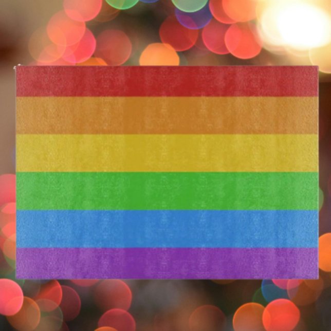 Spektrum des Pride Glass Schneidebrett (Von Creator hochgeladen)