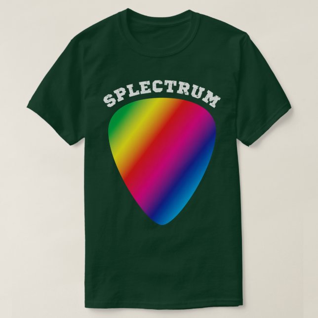 Spektrum des Spektrums mit Regenbogenfarben T-Shirt (Design vorne)