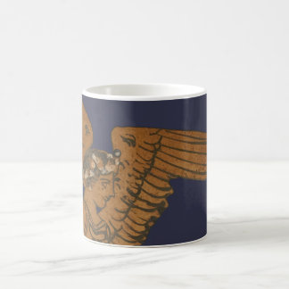 Spektrum - die griechische Göttin Nike-Nahaufnahme Kaffeetasse
