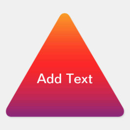 Spektrum horizontaler Farben -1 Dreieckiger Aufkleber