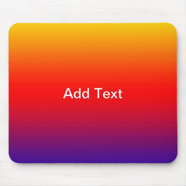 Spektrum horizontaler Farben -1 Mousepad (Vorne)