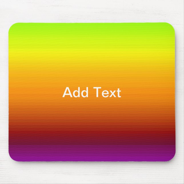 Spektrum horizontaler Farben -3 Mousepad (Vorne)