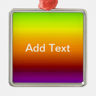 Spektrum horizontaler Farben -3 Ornament Aus Metall