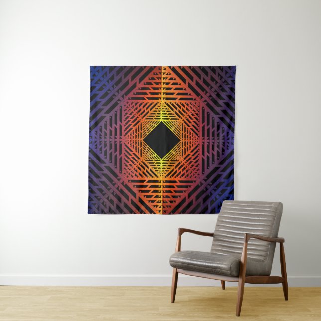 Spektrum (Regenbogen) Wandteppich (Beispiel)