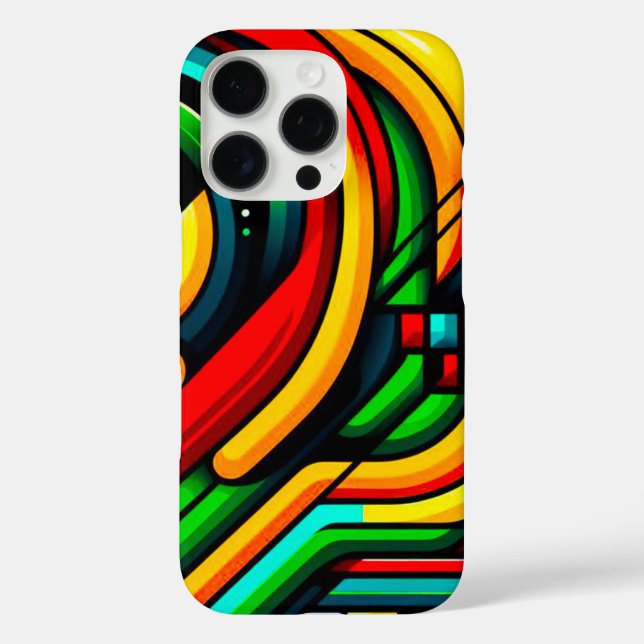 Spektrumsstoß iPhone 16 Pro Hülle (Rückseite)