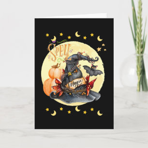 Spell Magical Witches Casquette Carte de voeux Hal