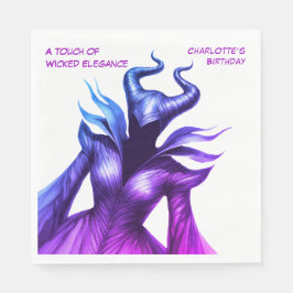 Spellbound Forest – Dark Fairy Birthday Party  Serviette