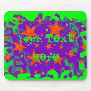 Spellbound grunge 'Your Text' mousepad