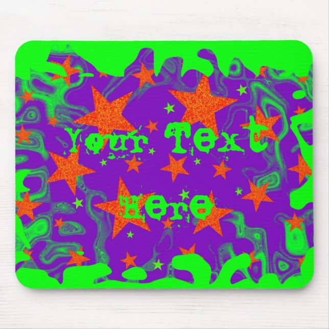 Spellbound grunge 'Your Text' mousepad (Vorne)