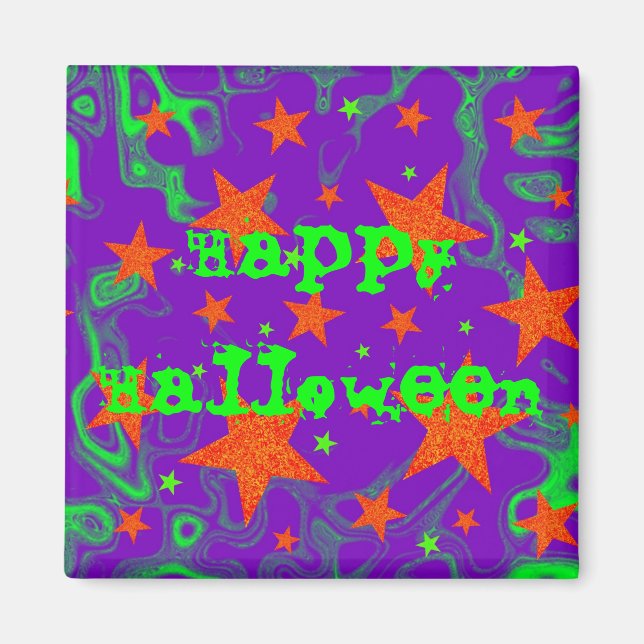 Spellbound 'Happy Halloween' Kühlschrankmagnet (Vorne)