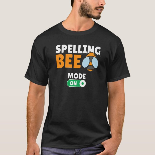 Spelling Bee Game Competitive Spelling  Spelling B T-Shirt (Vorderseite)