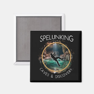 Spelunker, Höhlen und Entdeckungen Spelunker Natur Magnet