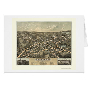 Spencer, carte panoramique de mA - 1877