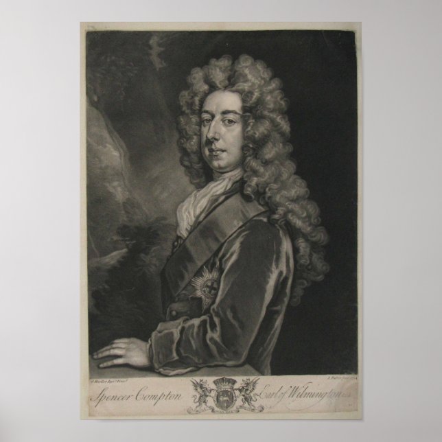 Spencer Compton, Earl of Wilmington Poster (Vorne)
