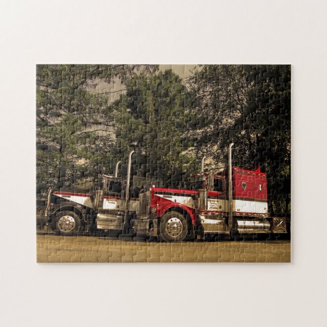 Spencer Kenworth un puzzle de modèles (Horizontal)