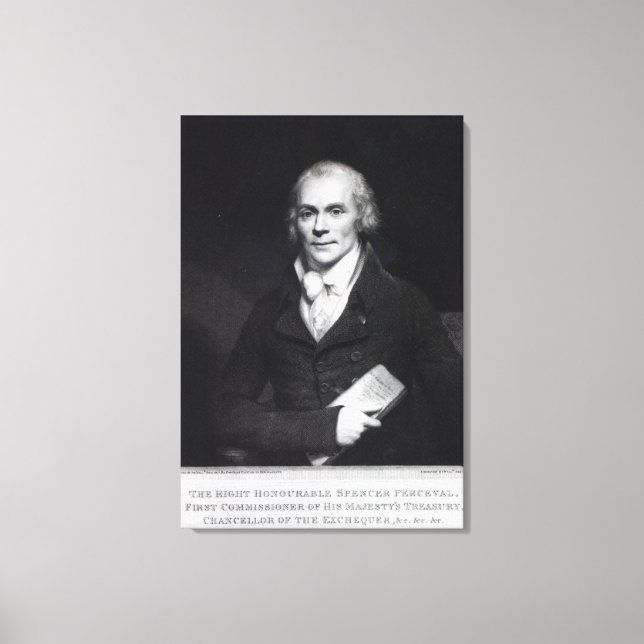 Spencer Perceval Leinwanddruck (Vorderseite)