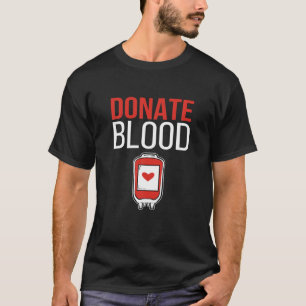 Spende Blut Spender Tag Phlebotomy Kit Spende Phl T-Shirt