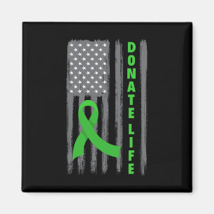 Spende Life Patriotic American Flag Usa Kidney Don Magnet