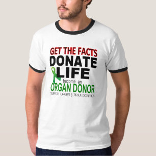 Spenden Organtransplantation Bewusstsein für das L T-Shirt