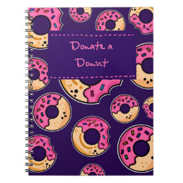 Spenden Sie ein Donut - Funny & Ästhetisches Noteb Notizblock