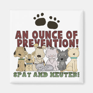 Spenden und Neuter Ihre Tiere Magnet
