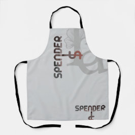 SPENDER Schürze Abstrakter Trend Deco Powdery