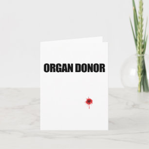Spender Spaß Bloody Wound Niere Transplant Meme Karte