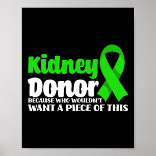 Spender Transplantationsspass Gute Operation Niere Poster