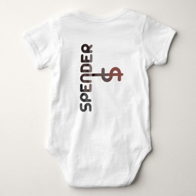 SPENDER Trend Abstrakt Powdery Baby Strampler (Von Creator hochgeladen)