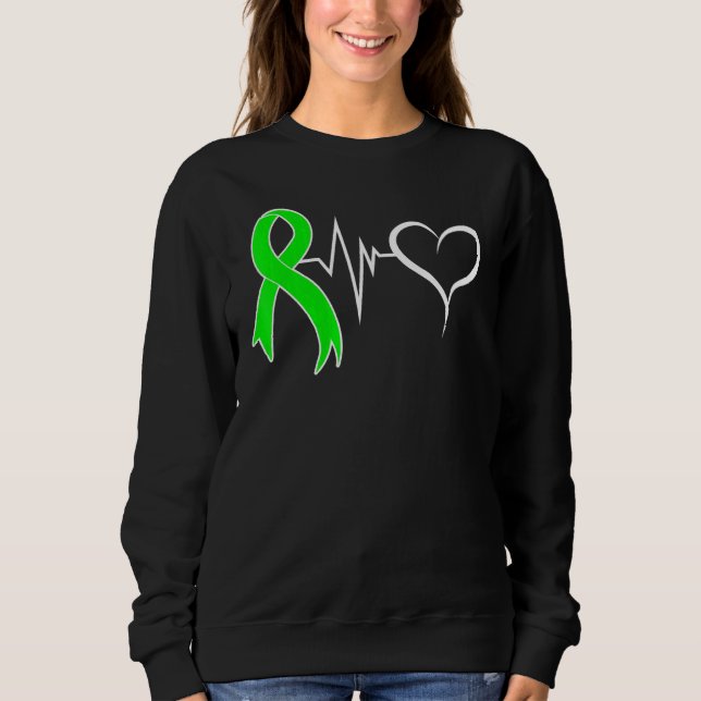 Spenderorganspende Bewusstsein für das Leben Rette Sweatshirt (Vorderseite)