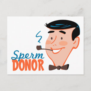 Sperm Donor Postcard Postkarte