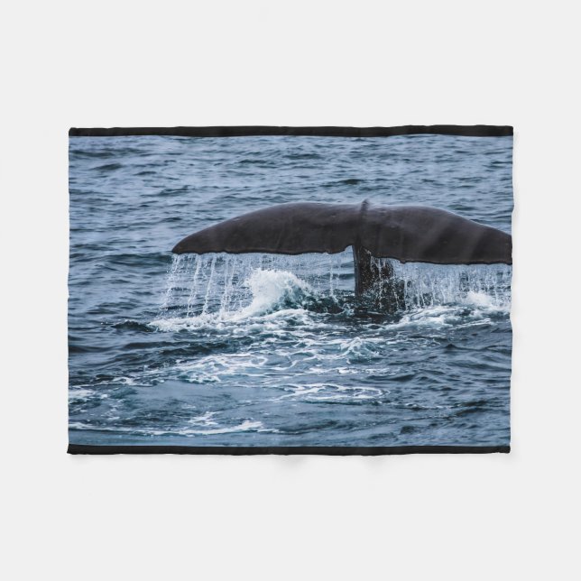 Sperm Whale Fleecedecke (Vorderseite (Horizontal))