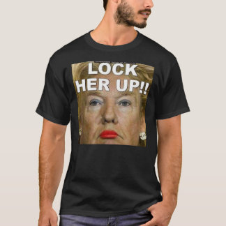Sperr ihn ein, um sie auf (Trump) Aufkleber zu hal T-Shirt