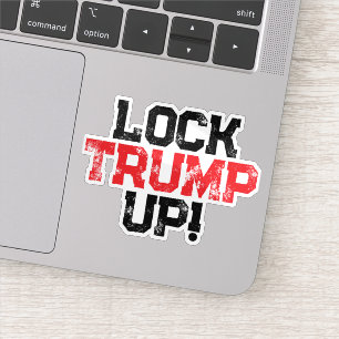 Sperre Trump ein Politische Laptop Aufkleber