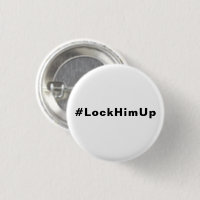 Sperren Sie ihn auf #LockHimUp, weißer schwarzer T
