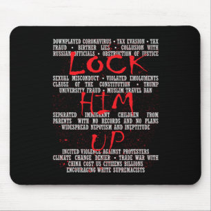 Sperrt ihn ein Anti-Trump  Mousepad