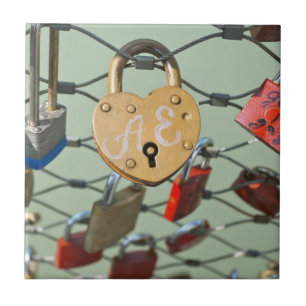 Sperrung der Liebe Fliese