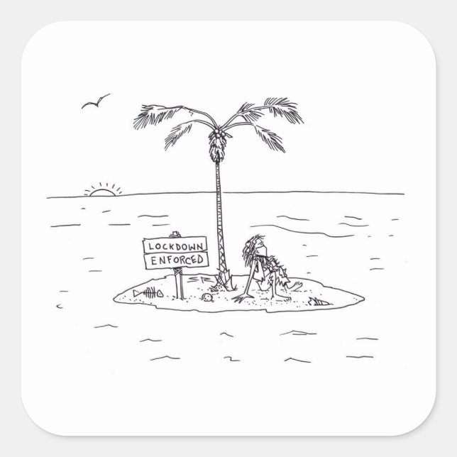 Sperrung Enforcierte große Aufkleber (Vorderseite)