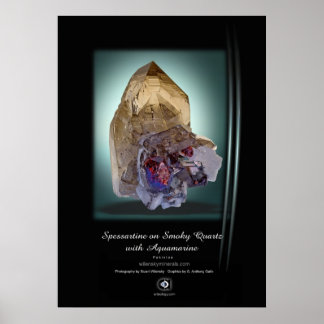 SPESSARTINE SMOKY QUARTZ POSTER