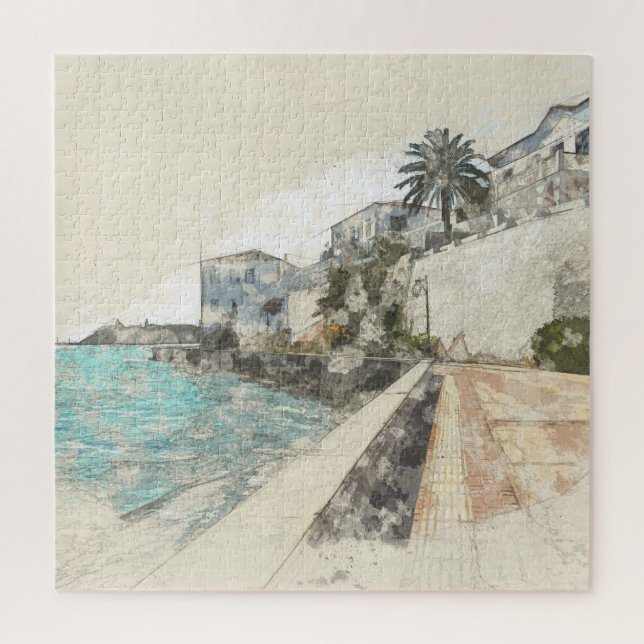 Spetses Island Grèce Jigsaw Puzzle - Grec Pittores (Vertical)