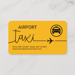 Spezial-Flughafen-Taxi-Flugzeug-Linie Visitenkarte