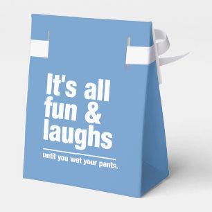 Spezial-Gefälligkeitsbox für FUN & LAUGHS Geschenkschachtel