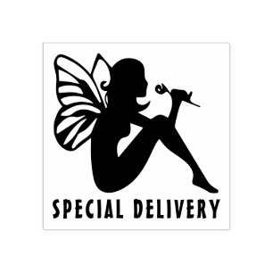 Spezial-Lieferschmetterlingsfee Gummistempel