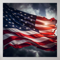 Spezialeffekt der amerikanischen Flagge