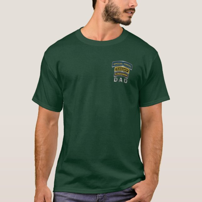 Spezialeinheiten Ranger Im Flugzeug VATER T-Shirt (Vorderseite)